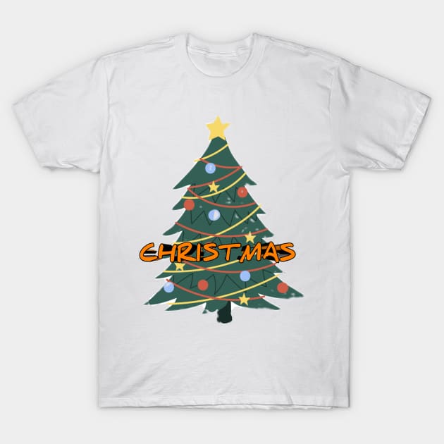 xmas T-Shirt by Sofyane nadif